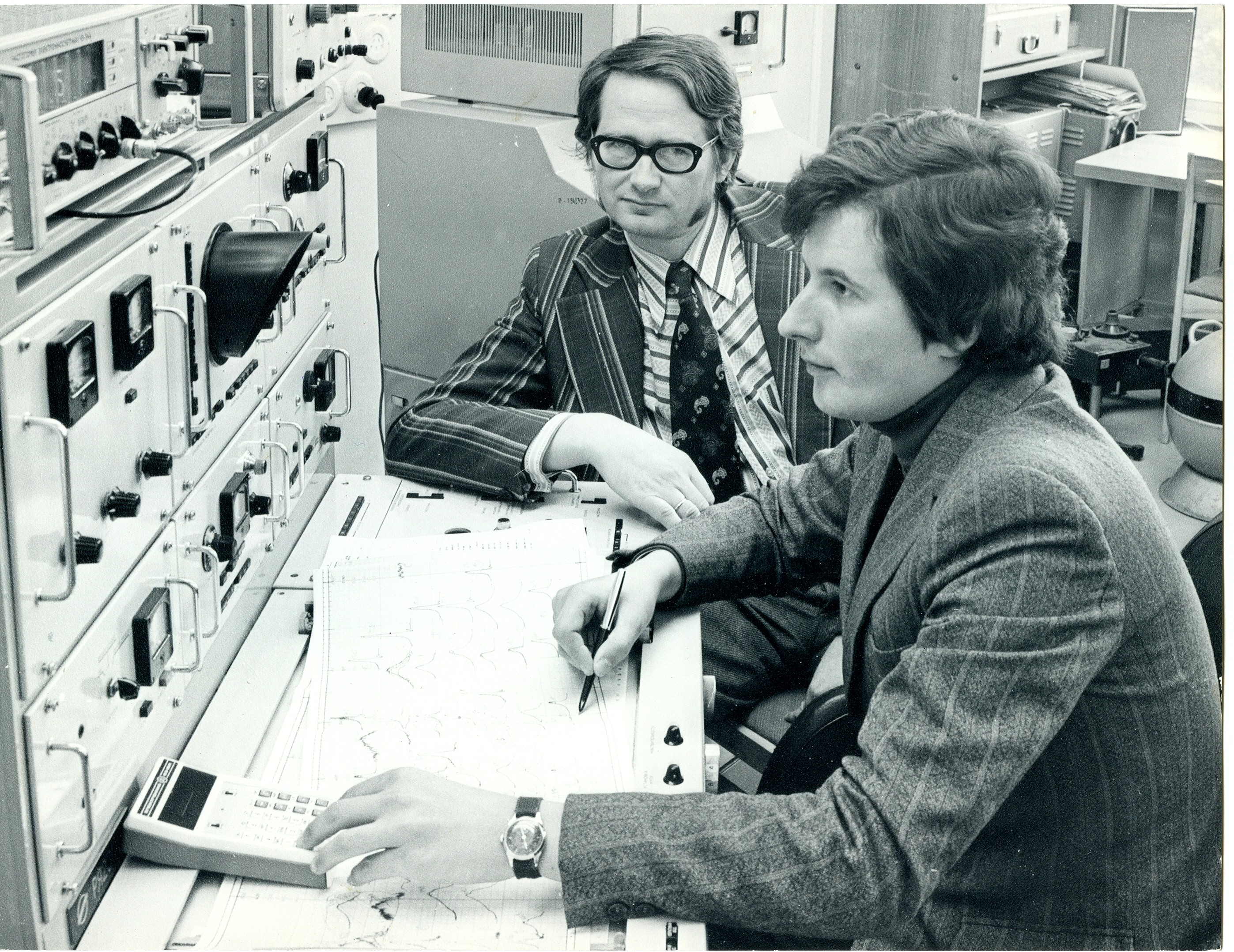 L. Kimtys
              and V. Balevičius in 1978